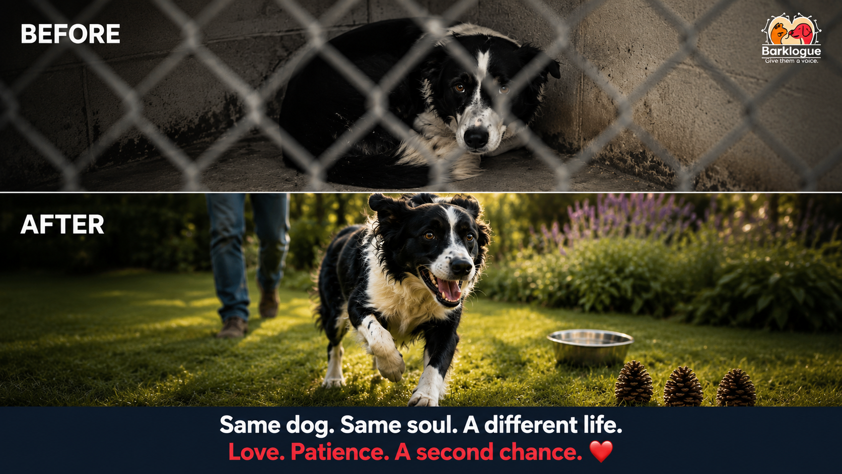 BarkLogue guide titled “How to Write an Animal Profile That Actually Gets Them Adopted,” explaining how shelters can create effective adoption profiles by focusing on an animal’s personality, unique behaviors, habits, and quirks. Includes a 3-part writing formula, before-and-after profile examples, a publishing checklist, and a reusable adoption profile template.